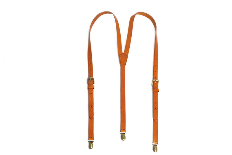 How to measure and size the leather suspender?