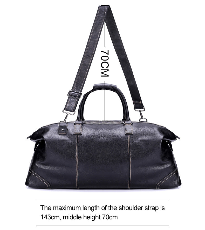 Handmade Full Grain Leather Gym Bag Women Duffle Bag Travel Bag