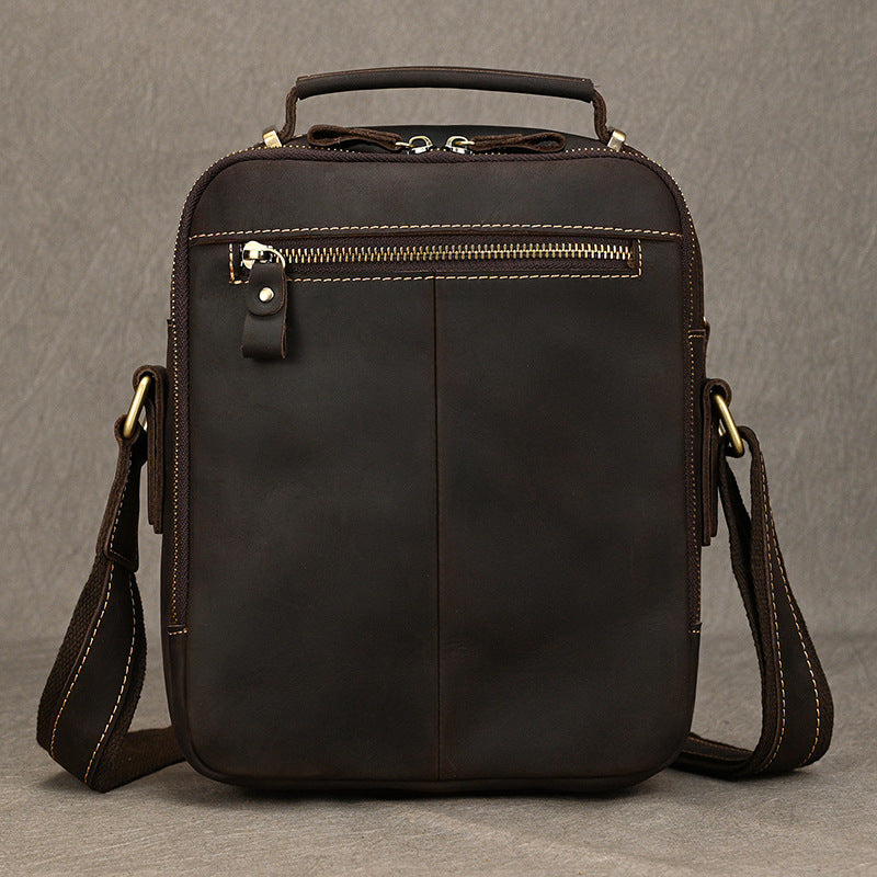 Full Grain Leather Messenger Bag Vintage Leather Shoulder
