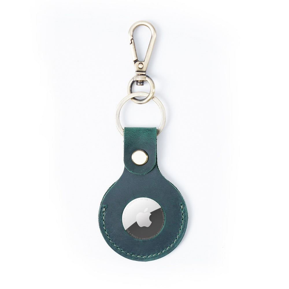 Personalized Air Tag Keychain, Engraved Leather Airtag Holder