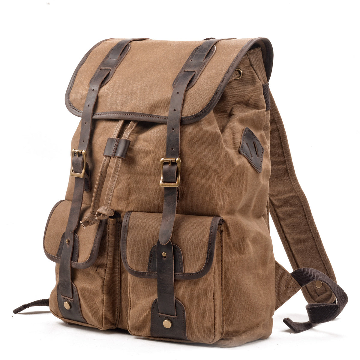 Rucksacks Handmade Waxed Canvas Backpack Travel Backpack – Unihandmade
