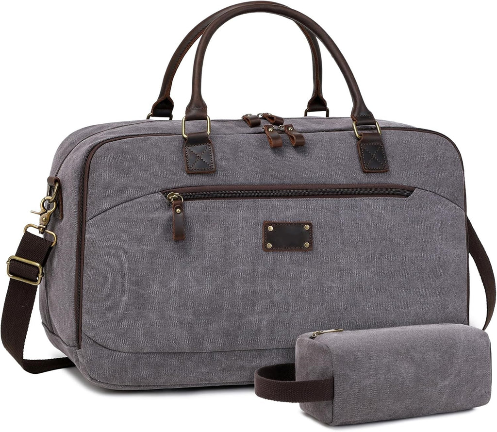 Canvas Travel Duffle Bag Gym Tote Bag Foldable Carry on Bags