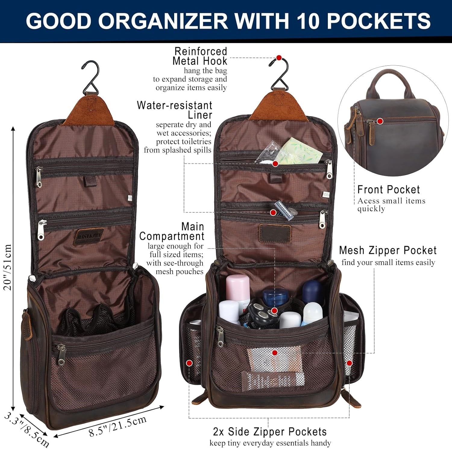 hanging travel bag for toiletries Beauty Burrito Toiletry - Summer Friyay Pattern Collapses to fit into any carry Extra-Large-Hanging-Toiletry-Bag-for-Travel -&-Daily-Use,-Water-Resistant-Dopp-Kit-for-Makeup,-Shaving,-Toiletries.jpg
