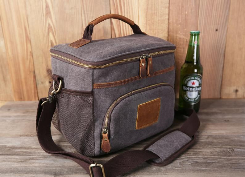 Groomsmen Gift Beer Cooler Bag Personalized Cooler Camping Bag