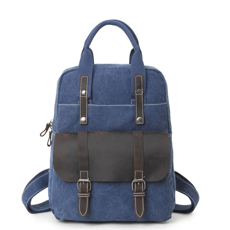 Washed Canvas Travel Backpack, Fashion Backpacks 1022 - Unihandmade