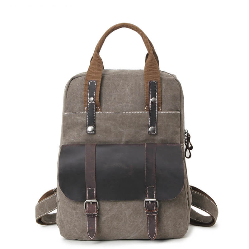 Washed Canvas Travel Backpack, Fashion Backpacks 1022 - Unihandmade