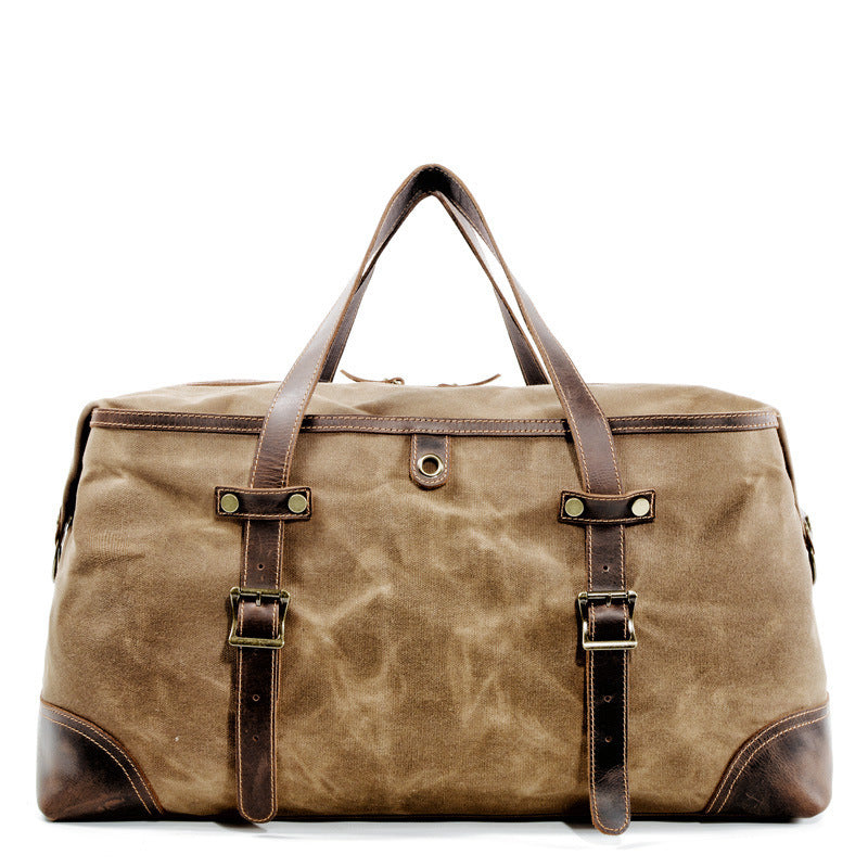 waxed canvas weekender bag