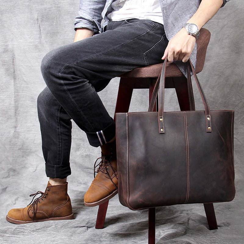 Men's Designer Totes - Leather Shoulder Bags