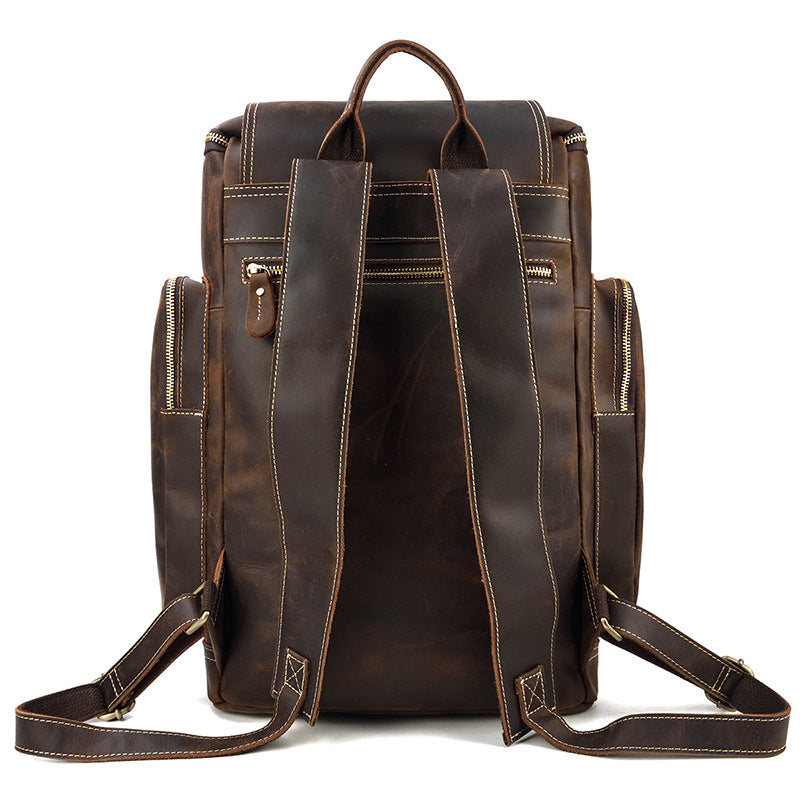 Handmade Leather Backpack Large Travel Backpack Men Backpacks