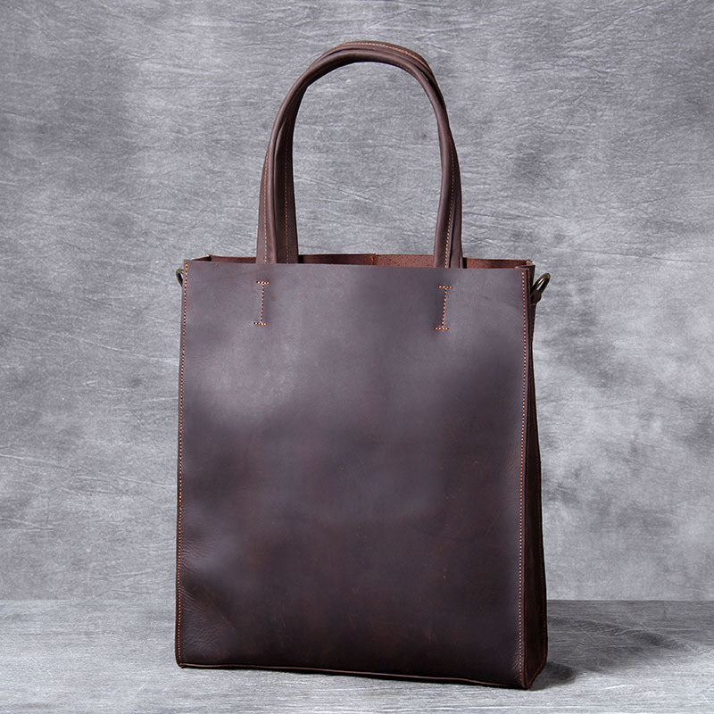 Crazy Horse Leather Tote Bag