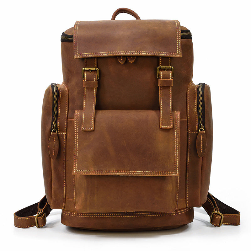 Travel Backpacks Handmade Leather Backpack Men Backpack – Unihandmade