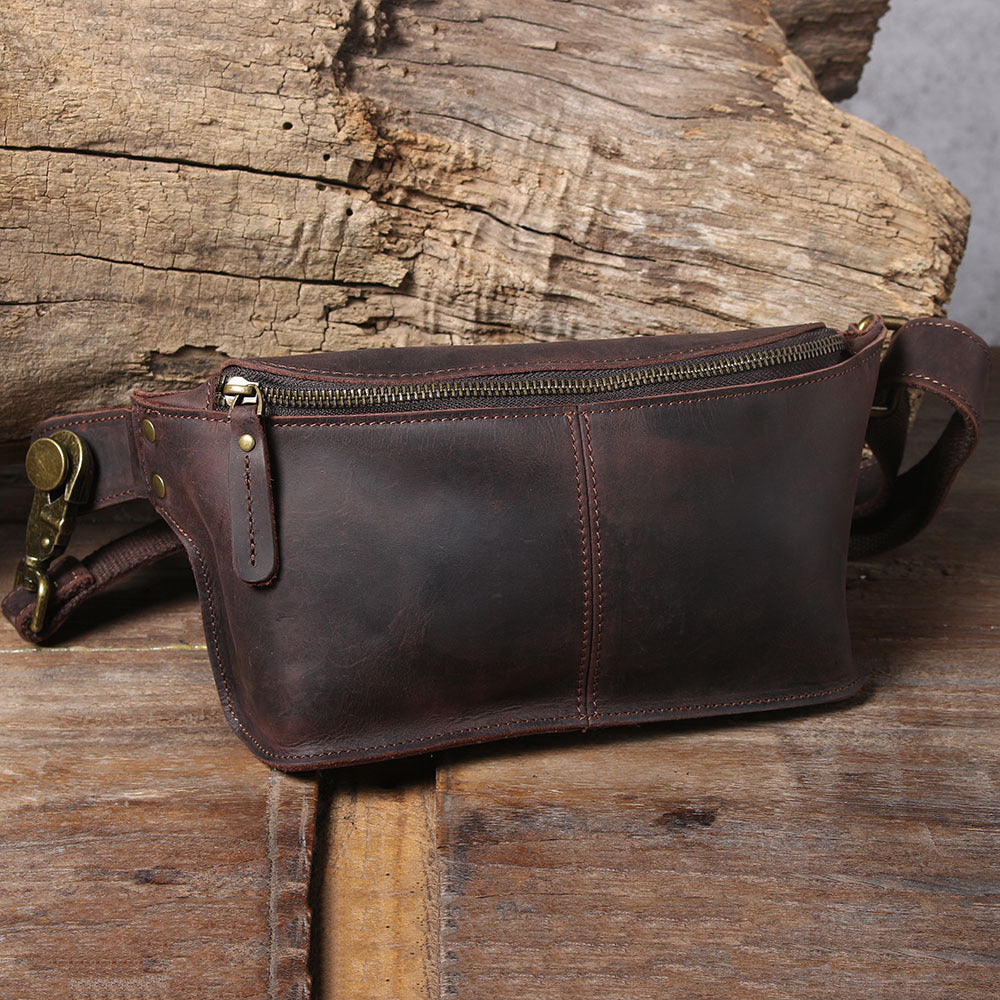 Leather Waist Pack Brown Eden - The Chesterfield Brand