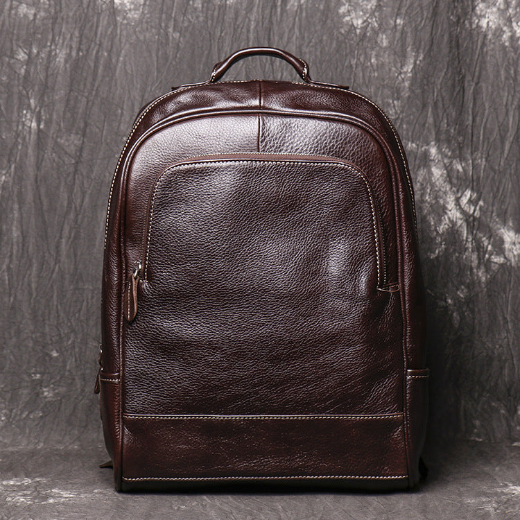 Handmade Backpack Men Full Grain Leather Backpack Cool Backpack 