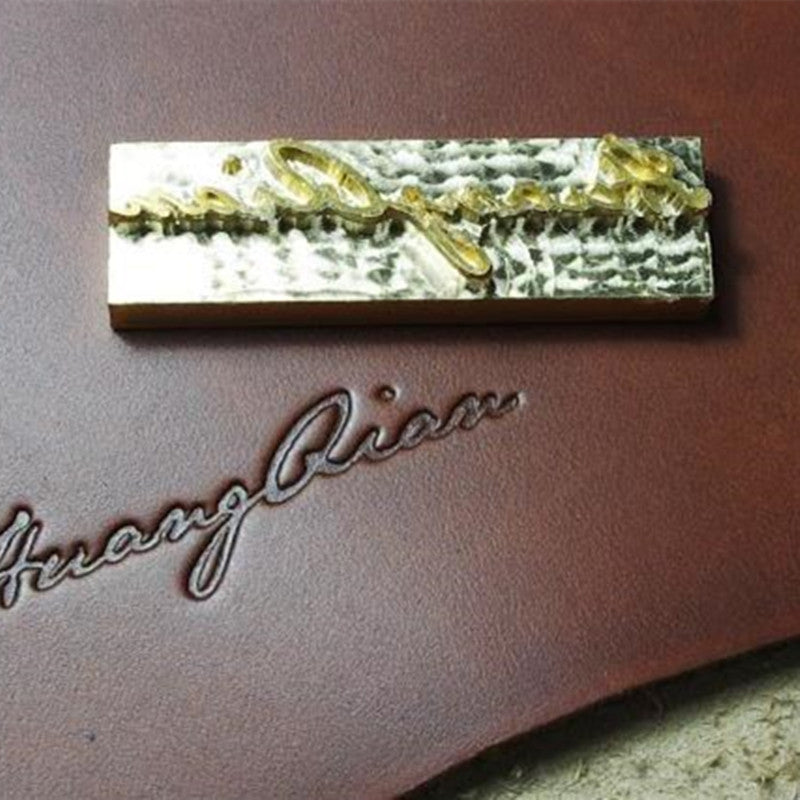 Imprint Logo / Initials / Name, Custom Logo / Name / Personalized Initials Embossing - Unihandmade