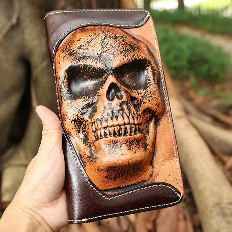 Handmade Leather Wallet Vegetable Tanned Leather Wallet