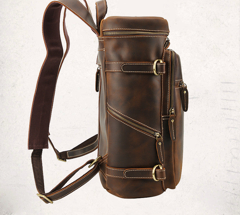 Handmade Leather Backpack Man Backpack Vintage Backpack Laptop Backpack 3035 - Unihandmade