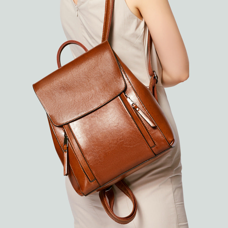 Leather backpack handbags for ladies Clearance