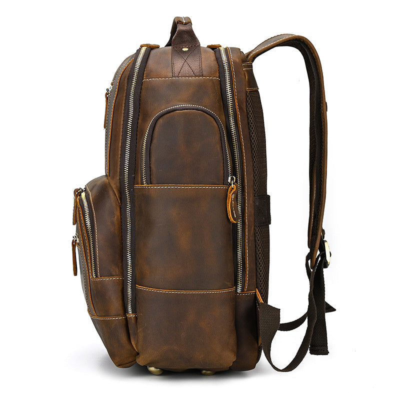 Leather Backpack 15.6