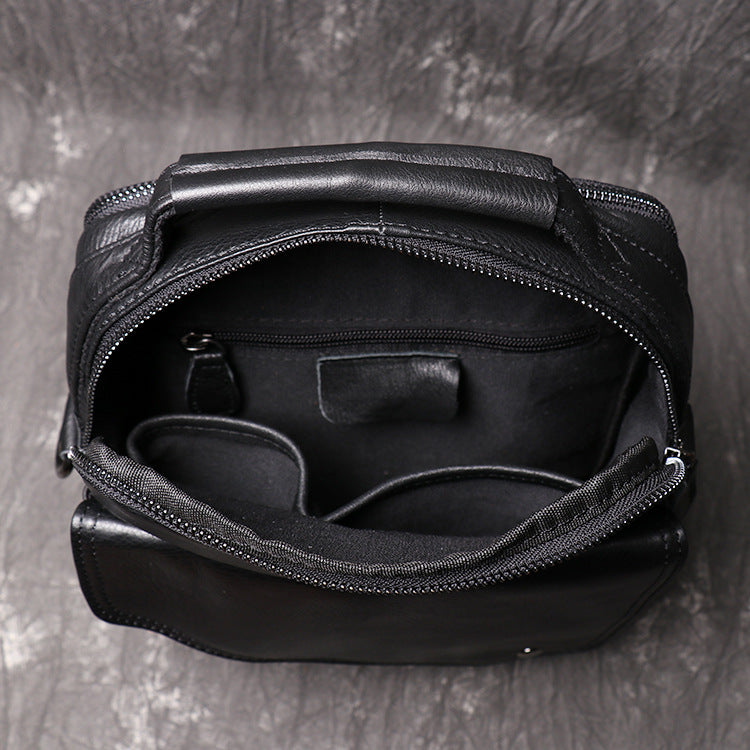 Full Grain Leather Messenger Bag Handcrafted Messenger Bag Men's Shoulder Crossbody Bag