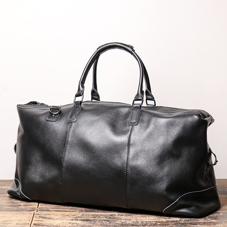 Handmade Full Grain Leather Gym Bag Women Duffle Bag Travel Bag ...
