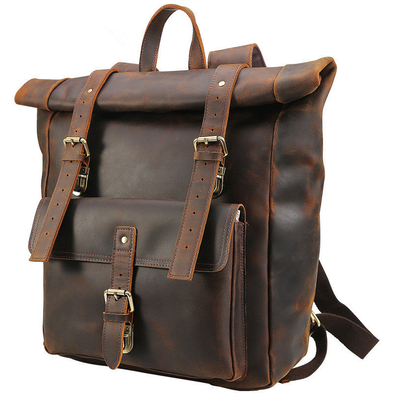 Man Backpack Handmade Leather Backpack Travel Backpack Vintage Backpack Laptop Backpack 3035 - Unihandmade