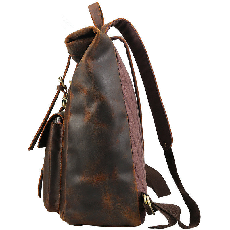 Travel Backpacks Handmade Leather Backpack Men Backpack – Unihandmade