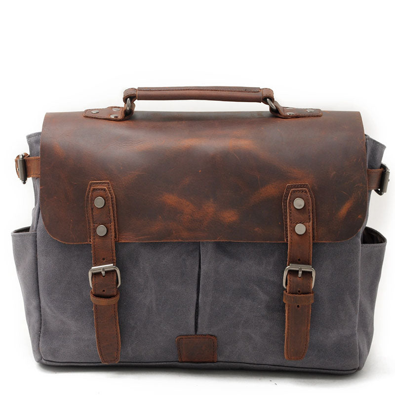 Canvas DSLR Camera Messenger bag Canvas Shoulder Camera Bag MC16960ND - Unihandmade