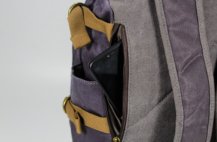 Men Waxed Backpack Handmade Canvas Backpack Hiking Rucksacks