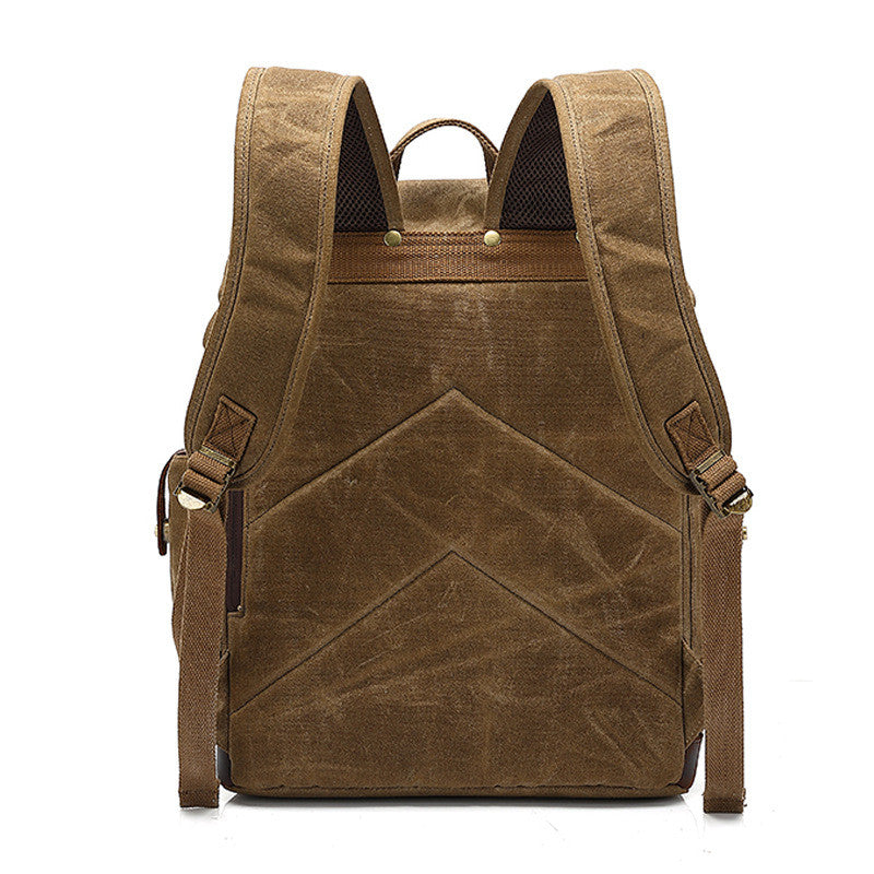 Rucksacks Handmade Waxed Canvas Backpack Travel Backpack – Unihandmade