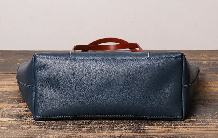 Full Grain Leather Tote Bag Women Leather Shoulder Bag Women Handbags