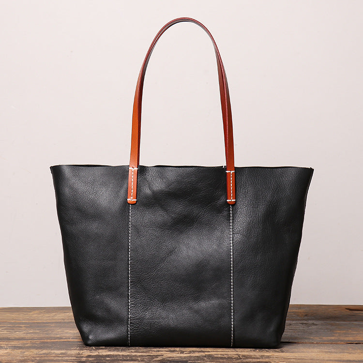 Full Grain Leather Tote Bag Women Leather Shoulder Bag Women Handbags