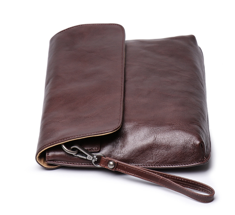 Full Grain Vegan Leather Messenger Bag Vintage Leather Shoulder Bag Casual Crossbody Bag