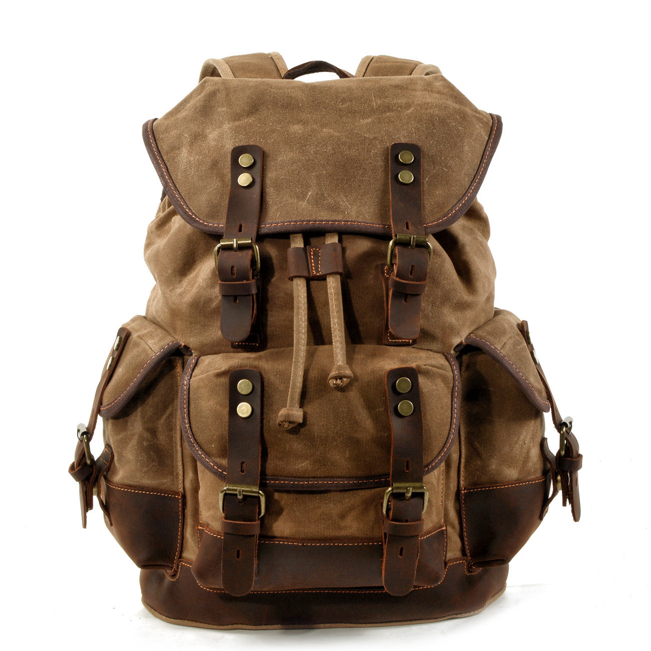 Backpackrs Rucksack Backpacking Handmade Canvas Backpack Rucksacks Travel Backpack ...
