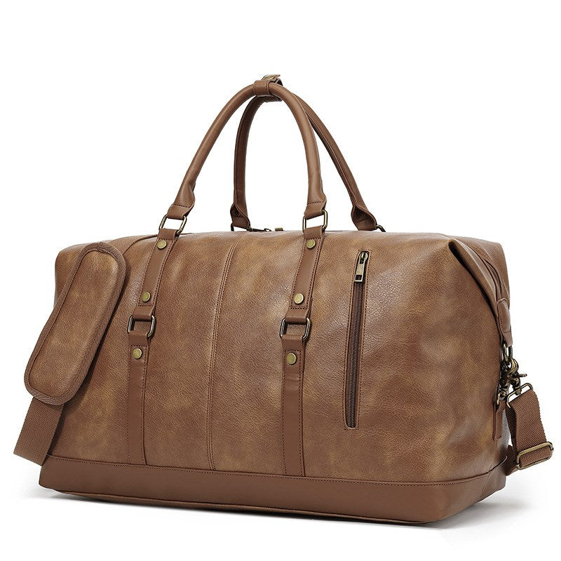 Vegan Leather Weekender Bag Duffel bag Travel Bag Overnight Bag