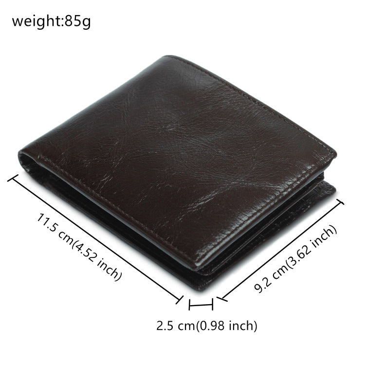 Personalized Mens Wallet Leather Bifold RFID Wallet Personalized Gifts for Men