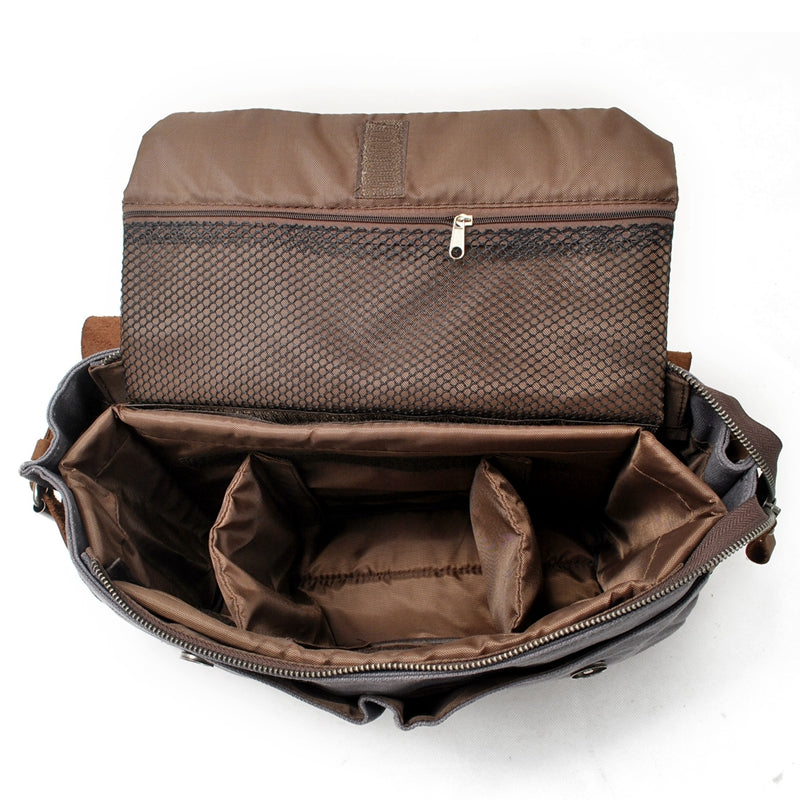 Canvas DSLR Camera Messenger bag Canvas Shoulder Camera Bag MC16960ND - Unihandmade