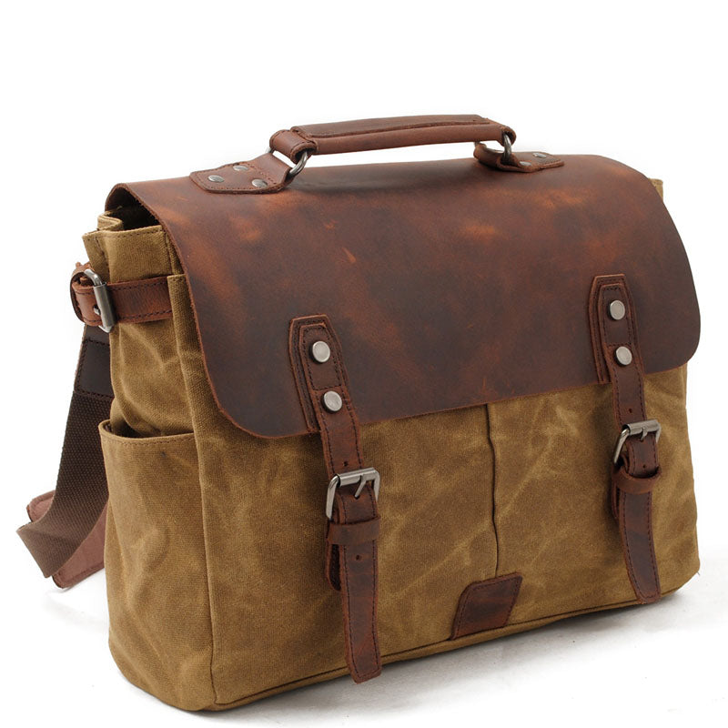 Canvas DSLR Camera Messenger bag Canvas Shoulder Camera Bag MC16960ND - Unihandmade