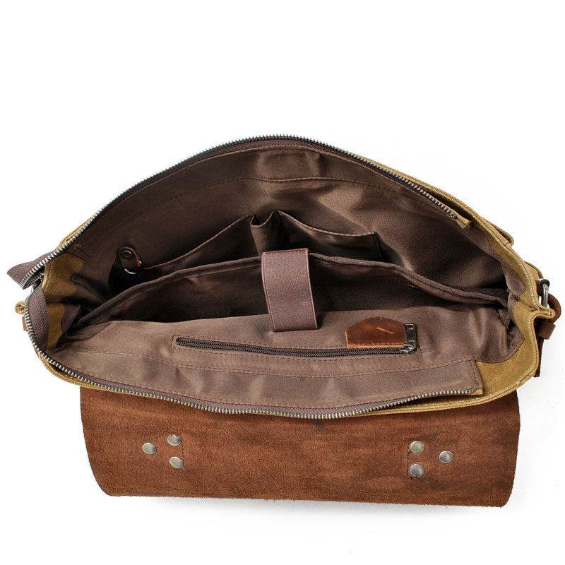 Canvas DSLR Camera Messenger bag Canvas Shoulder Camera Bag MC16960ND - Unihandmade