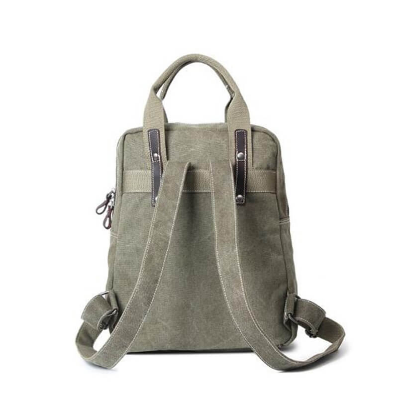 Washed Canvas Travel Backpack, Fashion Backpacks 1022 - Unihandmade