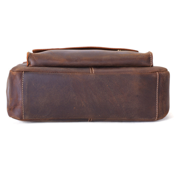 Free Shipping Vintage Handmade Leather Backpack Travel Backpack  School Rucksack 9452 - Unihandmade