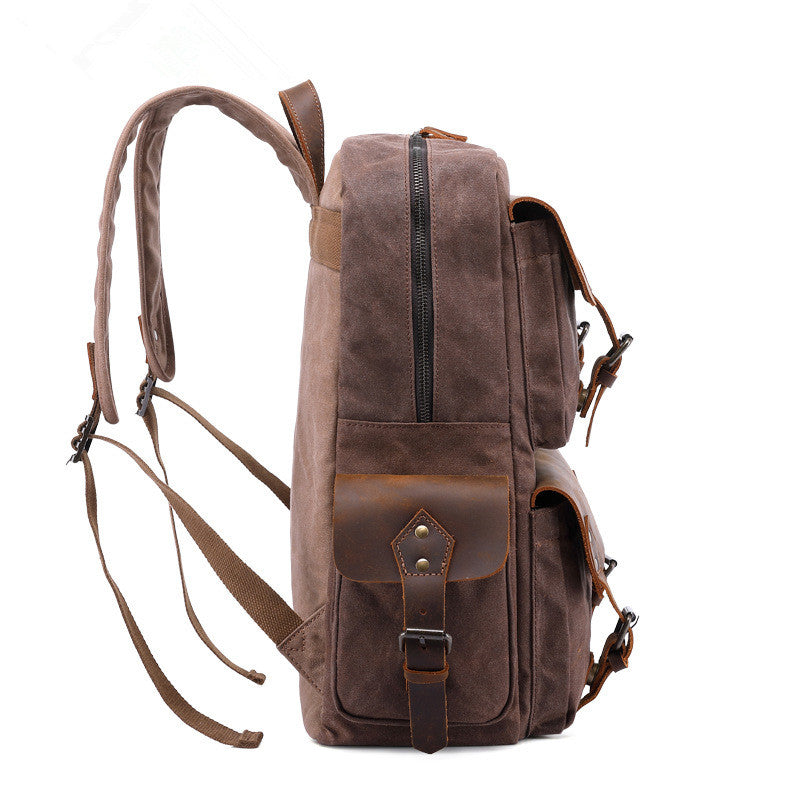 Handmade Canvas Backpack  Laptop Backpack Rucksacks Travel Backpack  - Unihandmade
