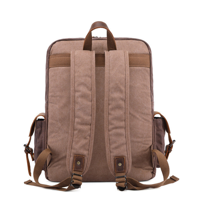 Handmade Canvas Backpack  Laptop Backpack Rucksacks Travel Backpack  - Unihandmade