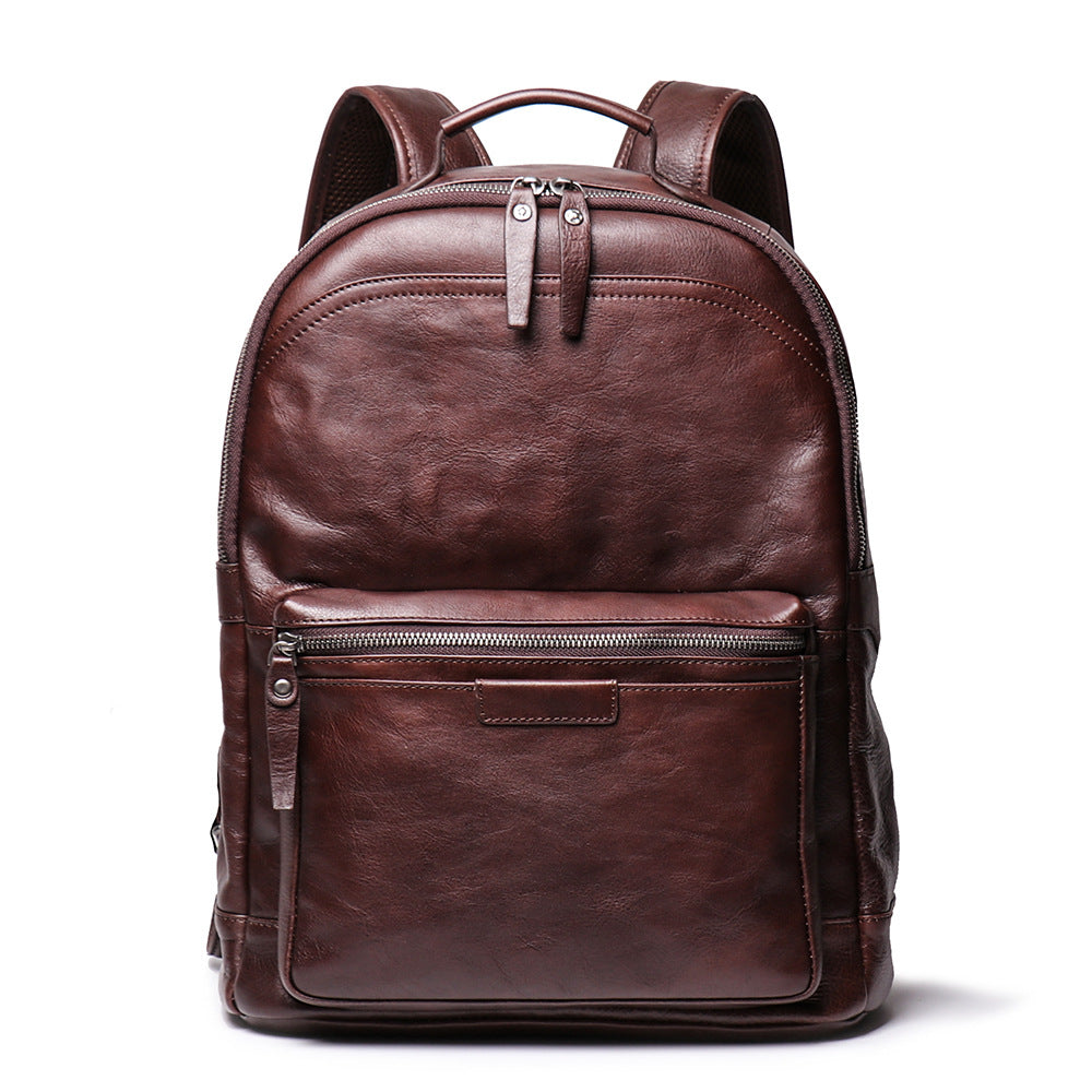 Full Grain Leather Backpacks Laptop Backpack Men Backpack – Unihandmade