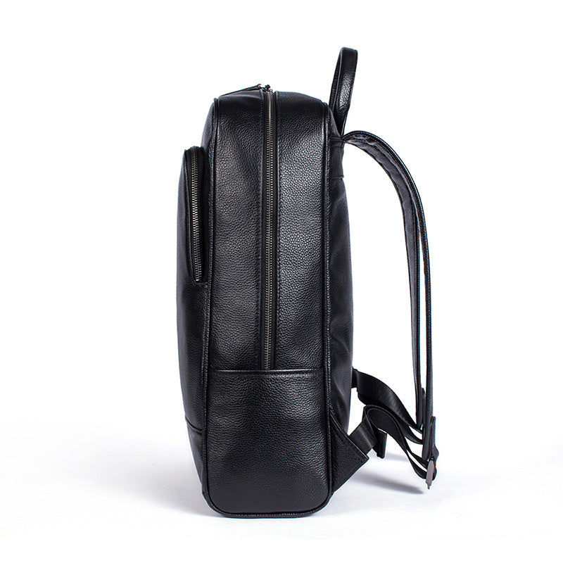 black genuine leather backpack mens Handmade Leather Backpack Men's Laptop Backpack Brown