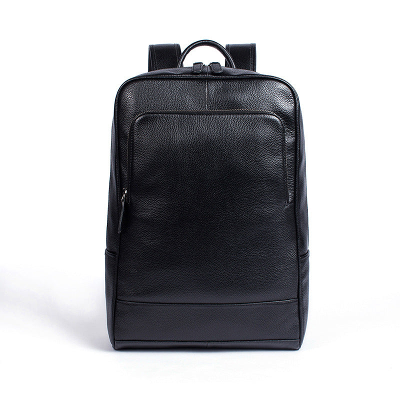 business laptop backpack leather Handmade Leather Backpack Men's Laptop Backpack Black