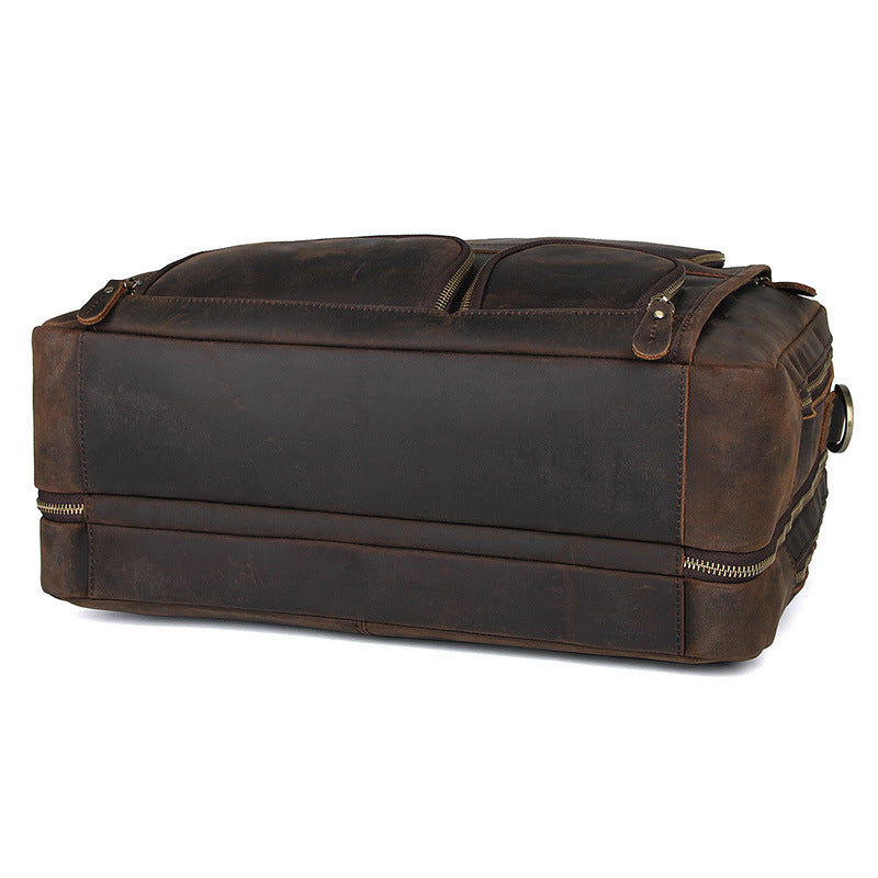 Handmade Vintage Leather Briefcase Men Messenger Bag Leather Handbag Men Shoulder Crossbody Bag  7289 - Unihandmade