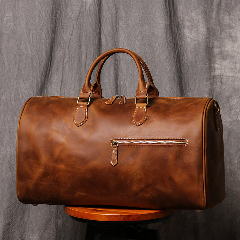 Leather Travel Bag Weekend Bag Duffel Bag Leather Duffle