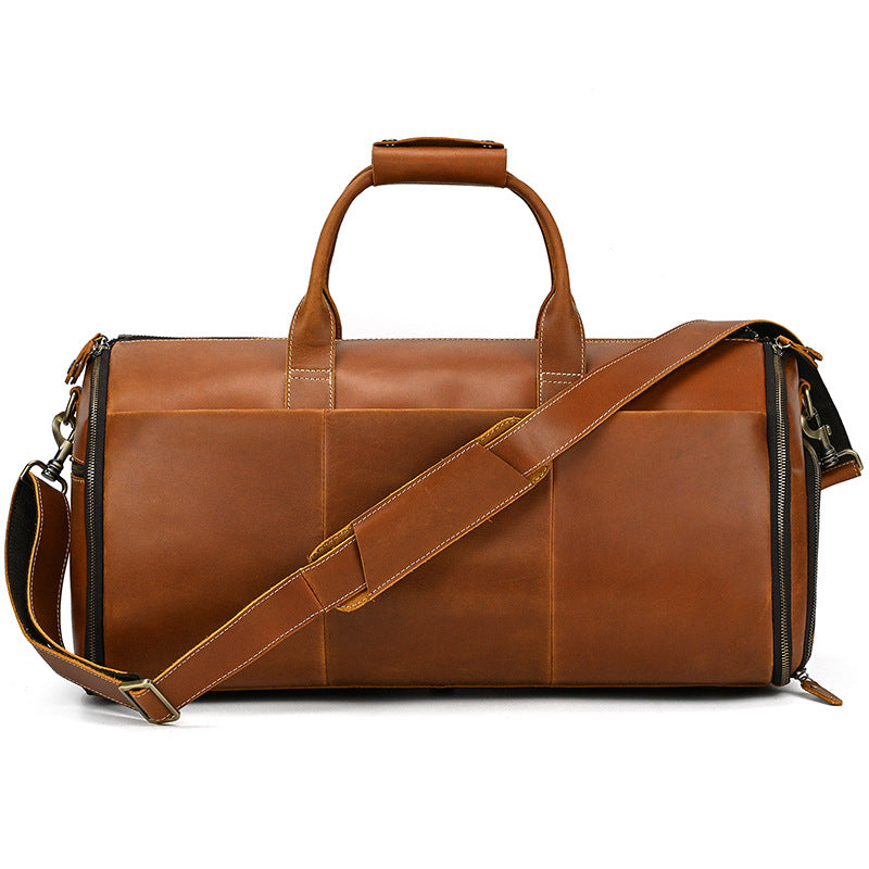 FORMAL TRAVEL DUFFLE BAG - Brown