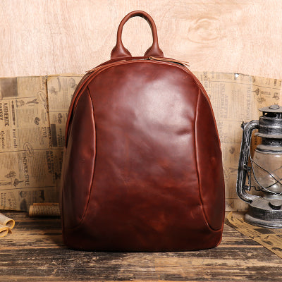 Full Grain Leather Backpack Vintage Backpack Travel Backpacks