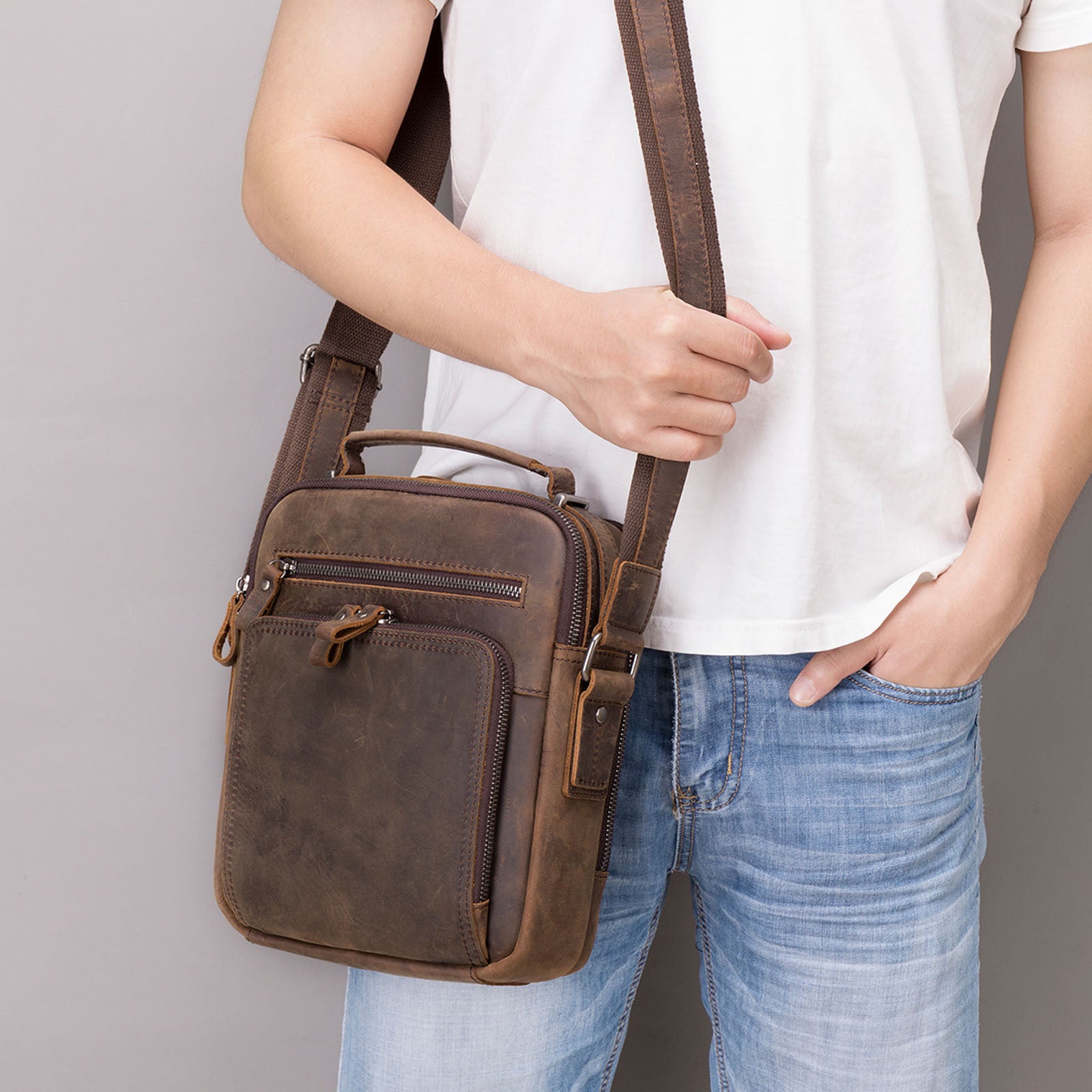 Shoulder Bag Men Bags Handbag | Men Designer Shoulder Bags | Design  Shoulder Bag Men - Shoulder Bags - Aliexpress